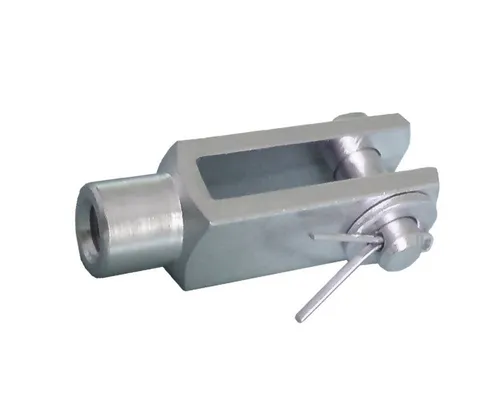 mbo Oßwald GmbH & Co KG Anhänger 5 Stück - Gabelkopf 8x32 - M8 mit Splintbolzen - DIN 71751 - verzinkt