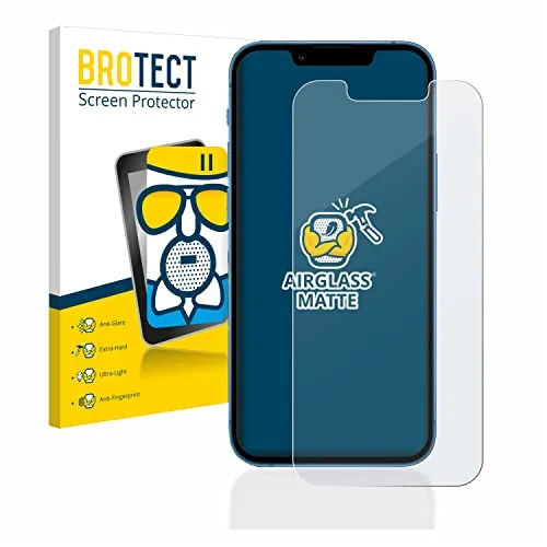 BROTECT Entspiegelungs Schutzglas für Apple iPhone 13 mini Schutzfolie Panzer Folie Glas Matt [Extrem Kratzfest 9H, Anti-Reflex, Anti-Fingerprint]