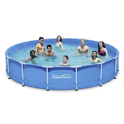 Summer Waves Rundpool Active Frame Ø 457 x 84 cm, blau