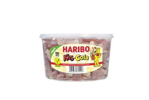 Produktbild Haribo Kiss Cola 150 St. 1,35 kg