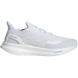 adidas Pureboost 5 Neutralschuh Herren - Weiß, Größe 49 1/3 - Erleben Sie mit dem adidas Pureboost 5 ein leichtes Laufgefühl. Dieser Herren Neutralschuh bietet Flexibilität und Komfort, ideal für lange Strecken und intensives Training. Atmungsaktives Design für optimalen Tragekomfort.