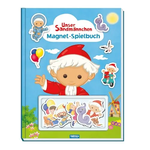 Trötsch Unser Sandmännchen Magnet-Spielbuch Pappenbuch mit Magneten: Kinderbuch Beschäftigungsbuch Entdeckerbuch Puzzlebuch