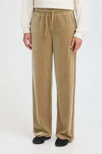OXMO OXEBBA WIDE LEG Damen Hose - Stoffhosen im Regular Fit, ideal für lässige Freizeitlooks und aus nachhaltigen Materialien gefertigt.