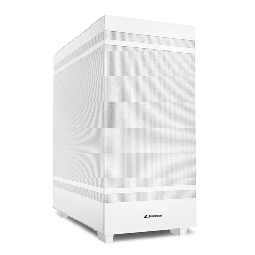 Sharkoon PC Gehäuse Rebel C50 White ATX - Elegantes Design - PC-Gehäuse in elegantem Weiß, bietet hervorragende Kühlung und ausreichend Platz für leistungsstarke Hardware.