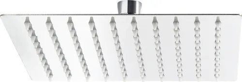 Wiltec Regendusche Duschkopf Quadratisch 20x20cm Edelstahl Kopfbrause Rainshower Brausekopf