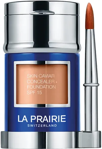 La Prairie Skin Caviar Concealer Foundation SPF 15 - 30 ml Peche - Luxuriöse Creme-Foundation mit integriertem Concealer für natürliche Abdeckung und Hautfestigung. Ideal für makellose Haut und strahlenden Teint.