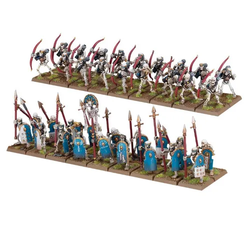 Games Workshop - Warhammer - The Old World: Tomb Kings of Khemri Edition - Tabletop Spiel mit 93 Miniaturen, inklusive Liche-Priester auf Nekrolith-Knochendrachen. Führe die Legionen von Khemri zum Sieg und entdecke das umfassende Regelbuch!