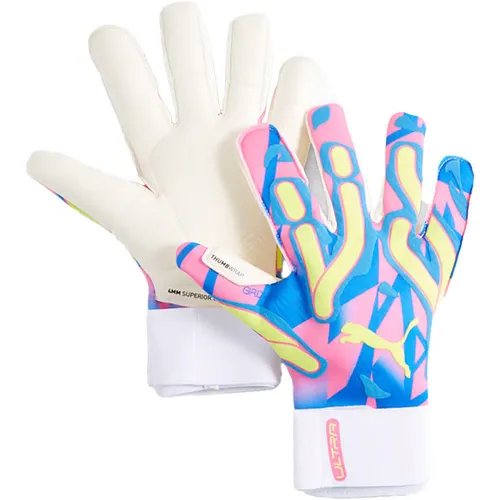 Puma Ultra Ultimate Energy Hybrid Torwarthandschuhe - blau von PUMA