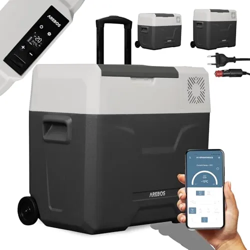 Arebos 47L Kompressor Kühlbox mit APP & Smart-Steuerung
