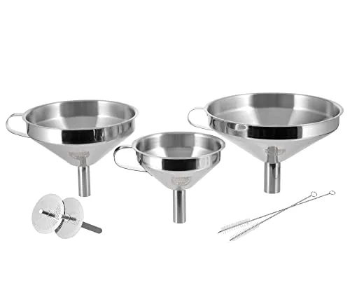 GRÄWE Trichter-Set, 3-teilig, Edelstahl