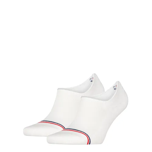 Tommy Hilfiger Unisex Füßlinge 2-er Pack| Gr. 39/42 | White in weiß von Tommy Hilfiger