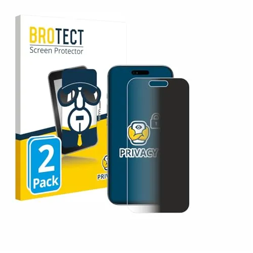 BROTECT 2 Stück Anti-Spy Blickschutzfolie für Apple iPhone Air Privacy Screen Protector [Displayschutz-Folie, Sichtschutz, Blaulichtfilter]