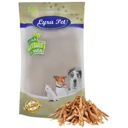 Lyra Pet® Kleine Fische 1 kg - Hundefutter: Leckere, getrocknete Fische für langanhaltenden Kauspaß ohne chemische Zusatzstoffe. Ideal für gesunde Belohnungen, fettarm und reich an Proteinen!