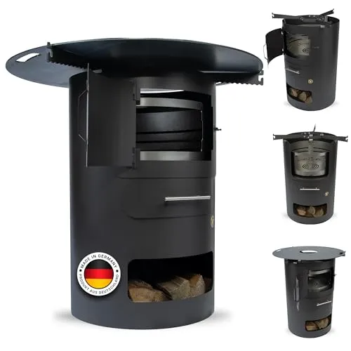 Multifunktionstonne mit 100cm Feuerplatte – A. Weyck Tools