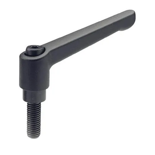 Ganter Verstellbarer Klemmhebel GN 300 d1 M 6mm l1 45mm l2 32mm AG Klemmhebel