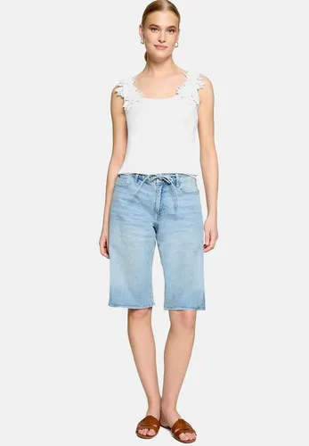 zero Damen Basic-Top mit Rundhalsausschnitt 38, Brilliant White