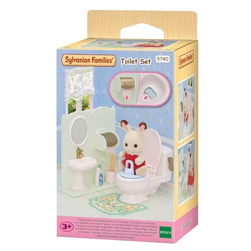 Sylvanian Families - 5740 Toiletten-Set - Puppenhaus Möbel