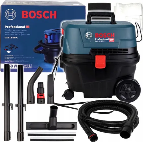 Industriesauger Bosch Gas 12-25 Pl Nass-Trocken 1250W 25L Selbstreinigender Filter