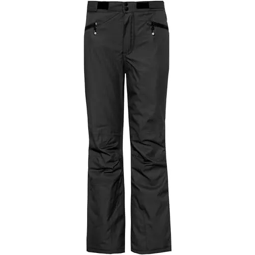 Color Kids Ski- / Snowboardhose Schwarz, Größe 122 - Kinder Funktionshose, wasserdicht mit 10.000 mm Wassersäule, atmungsaktiv und winddicht. Ideal für winterliche Abenteuer im Schnee!