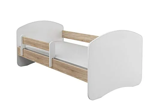 Produktbild ACMA II Jugendbett 180 x 80 cm mit Matratze und Rausfallschutz