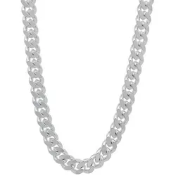 HOPLO Panzerkette Silberkette Panzerkette Länge 60cm - Breite 5,2mm - 925 Silber, Made in Germany silberfarben 60 cm Unisex