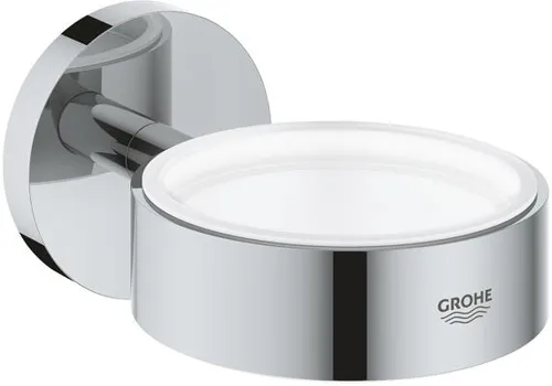 Grohe Essentials Halter 40369001 - Chrom - Sonstige Badaccessoires - Hochwertiger Halter aus Metall mit verdeckter Befestigung und langlebiger Grohe StarLight® Chromoberfläche für ein elegantes Baddesign.