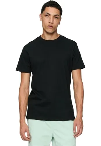 Urban Classics Herren Basic Tee 2-pack T-Shirt, black/white, 5XL
