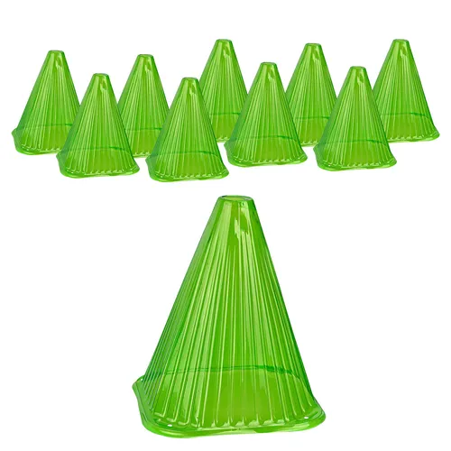 Dema Pflanzenhut 10 Stk grün Beetpflanzen Schutz Frost Regen Vögel Schnecken UV-fest 47123