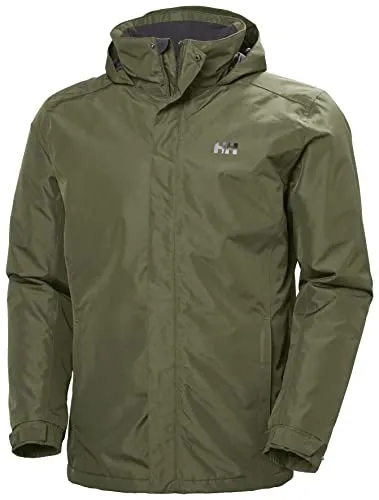 HELLYHANSEN Herren Regenjacke DUBLINER INSULATED JACKET - Funktionsjacke mit HELLY TECH PROTECTION, wasserdicht, atmungsaktiv und winddicht. Die leichte Isolierung sorgt für Komfort an kühlen, regnerischen Tagen.