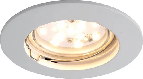 Paulmann Einbauleuchte Einbaustrahler Set Weiß matt IP44 1 x 6,8W LED Modul Coin 230V warmweiß