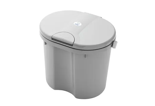Rotho Babydesign Windeleimer Geruchsdichter Windelbehälter mit Deckel – 10L, hygienisch