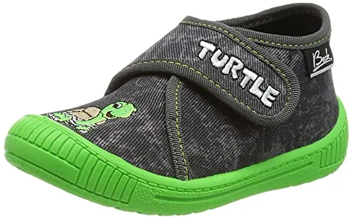 Beck Jungen Turtle Hausschuh, Grau, 24 EU