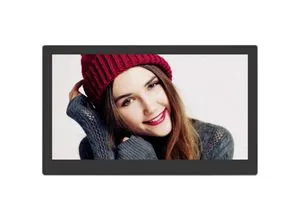 BRAUN DF 1361 - Digitaler Bilderrahmen mit 13.3'' Display - Digitaler Bilderrahmen mit 33,78 cm TFT-IPS-Display, Wiedergabe von Full HD Videos und MP3s, programmierbare Ein/Aus-Funktion und elegantes Design.