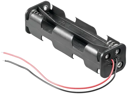Goobay 8x AA (Mignon) Batteriehalter - lose Kabelenden