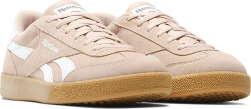 Reebok Unisex Smash Edge Tennisschuhe, Pinkstucco White Gum, 42.5 EU - Stylische Tennisschuhe mit leichtem, synthetischem Obermaterial für optimalen Komfort und Eleganz auf dem Platz.