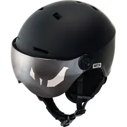 meteor FALVEN Skihelm Snowboardhelm Snowboard Helm Ski Helmet mit Visier schwarz - Schwarz