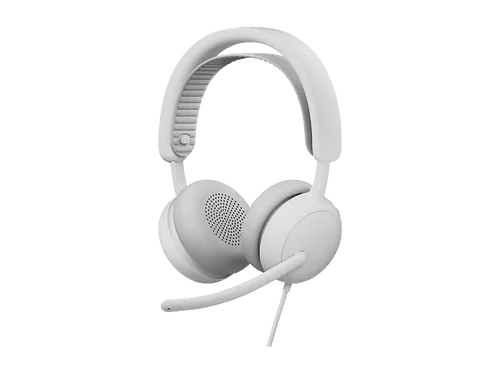 LOGITECH Zone Wired 2, On-ear Headset Off-White