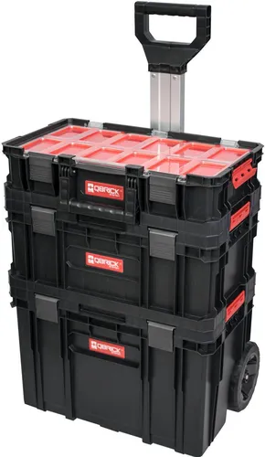 THE QBRICK TWO SET PLUS BOX SYSTEM ON WHEELS - Werkzeugkästen mit praktischem Rollsystem, ideal für die mobile Aufbewahrung von kleinen und großen Werkzeugen.