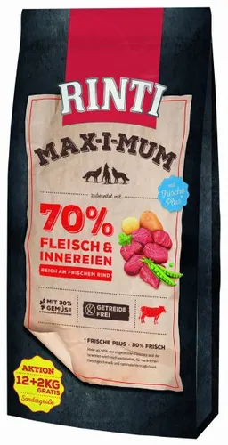 Produktbild Rinti MAX-I-MUM Rind 12 + 2 kg