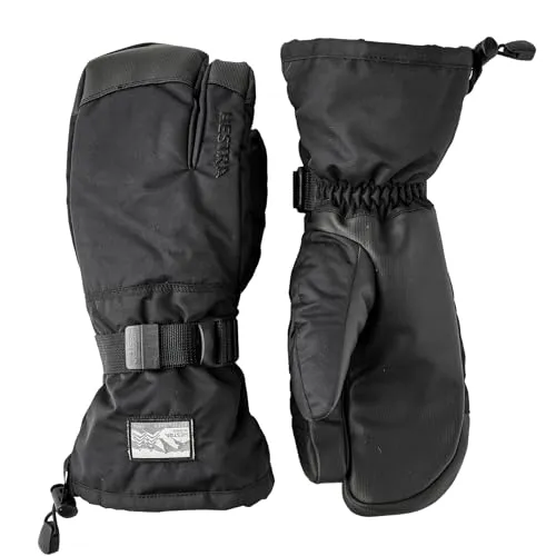 Hestra Unisex Gauntlet Sr 3-Finger Handschuh Wasserdicht Winddicht Isolierte Handschuhe für Skifahren Snowboarden Herren Damen
