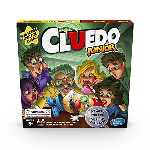 Hasbro Gaming Cluedo Junior Brettspiel für Kinder (Sprache Niederländisch)