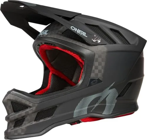 ONeal Blade Carbon IPX Fahrradhelm - Matt Schwarz/Grau - L - Fahrradhelm mit IPX® ACells-Technologie für maximalen Aufprallschutz, antibakteriellem Innenfutter und optimaler Belüftung – ideal für Mountainbiker, die Sicherheit und Komfort suchen.