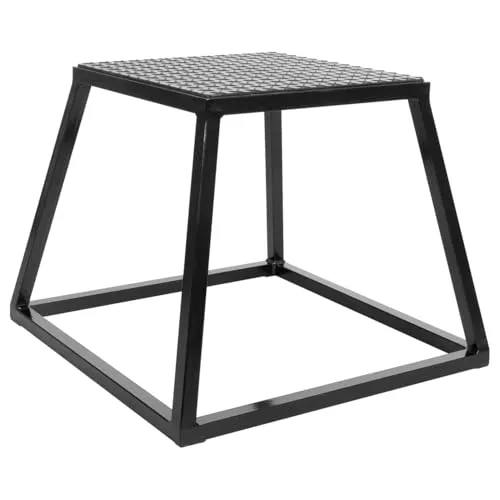 Sport-Tec Plyobox Sprungtrainer 45 cm - Sprungtrainer für Crossfit mit extrem stabiler Stahlkonstruktion und rutschfester Oberfläche, ideal zur Steigerung von Sprungkraft und Schnellkraft.