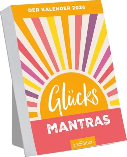 Abreißkalender Glücksmantras 2026 von arsEdition