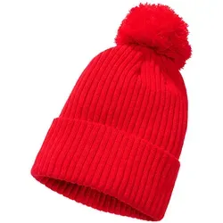 Brandit Bobble Hat Bommelmütze rot