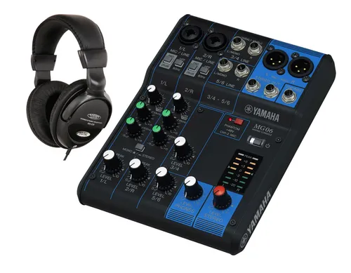 Yamaha MG06 Mischpult Set mit Kopfhörer von Yamaha