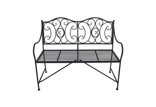 HTI-Line Gartenbank Curly in schwarz von HTI-Line