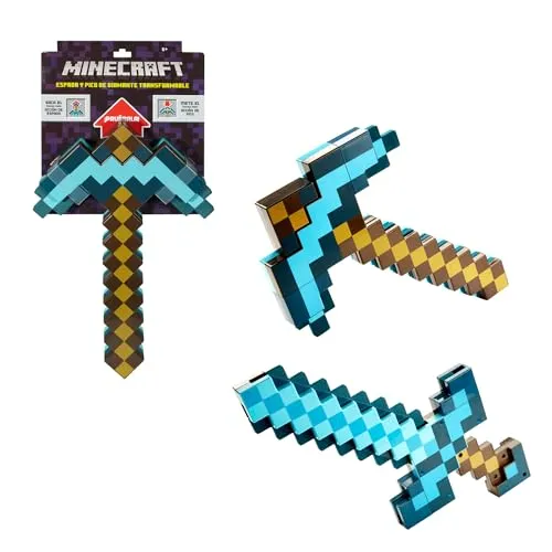 Mattel Minecraft Diamantspitzhacke zum Schwert FCW14