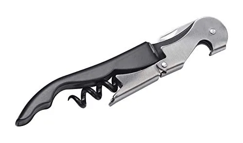 Metall Kellnermesser mit Gravur /mit Flaschenöffner,Folienschneider,Korkenzieher