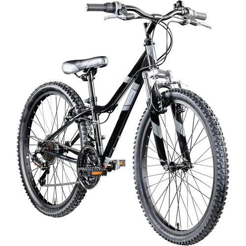 Galano GA20 Mountainbike 24 Zoll für Jugendliche - Robustes Mountainbike für Kinder ab 8 Jahren, ideal für eine Körpergröße von 130-145 cm. Leichter Stahlrahmen, 21 Gänge und griffige Reifen sorgen für Fahrspaß und Sicherheit.